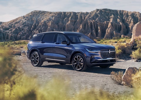 A 2024 Lincoln Nautilus® SUV is parked in a desert national park. | Allan Vigil Lincoln, Inc. in Morrow GA